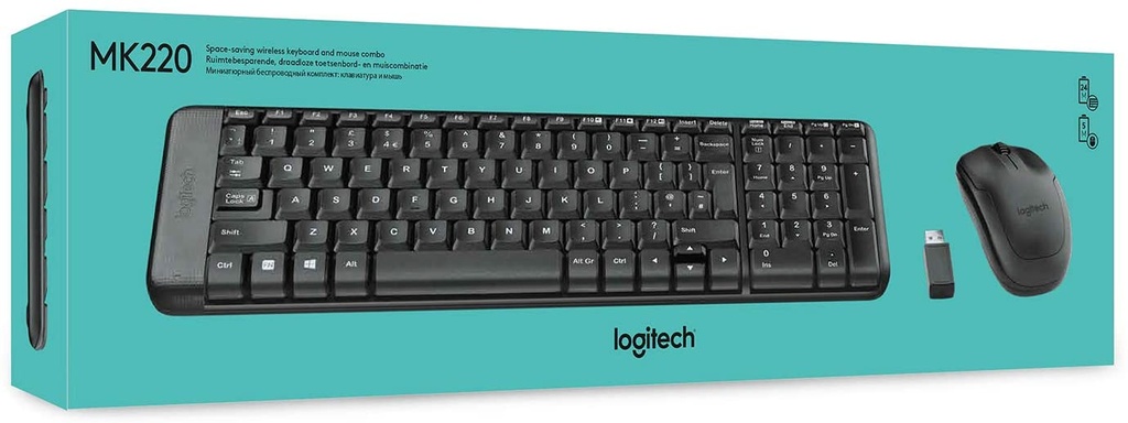 Logitech Kit Mouse y Teclado MK220