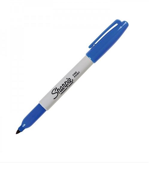 Sharpie Marcador Punto Fino Azul