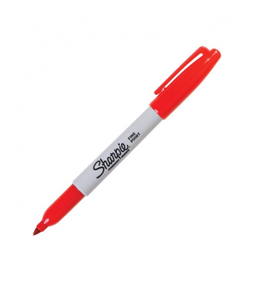 Sharpie Marcador Punto Fino Rojo