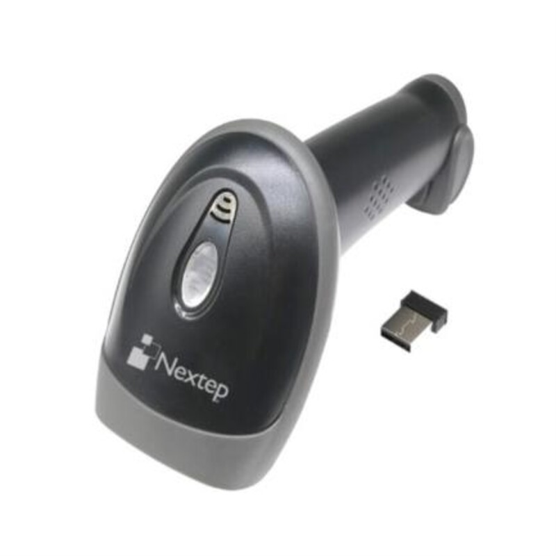 Nextep Lector De Códigos De Barra Y QR  Inalámbrico (1D/2D) USB