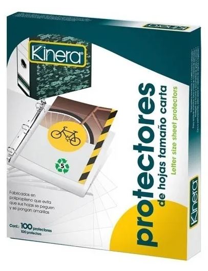 Kinera Protectores De Hojas Tamaño Carta