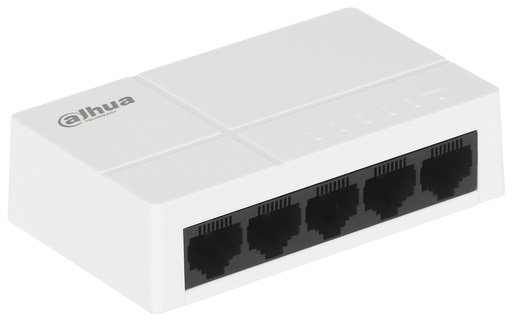 [DH-PFS3005-5ET-L] Switch Dahua Fast Ethernet PFS3005-5ET-L, 5 Puertos RJ-45 Ethernet 10/100Mbps, 1 Gbit/s, 2000 Entradas - No Administrable